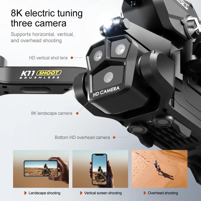 Dron K11 Max Shoot Triple Camara